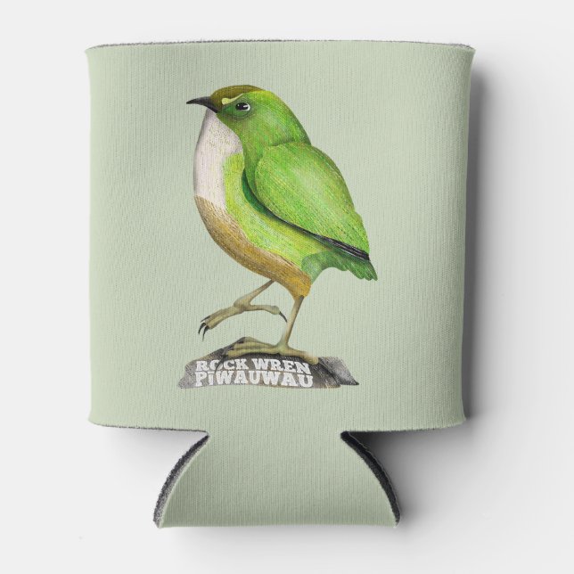 Rock Wren piwauwau NZ BIRD Dosenkühler (Vorderseite)