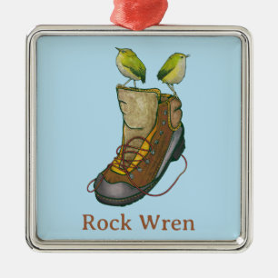 Rock Wren Tuke Ornament Aus Metall