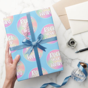 Rock your merkmal geschenkpapier