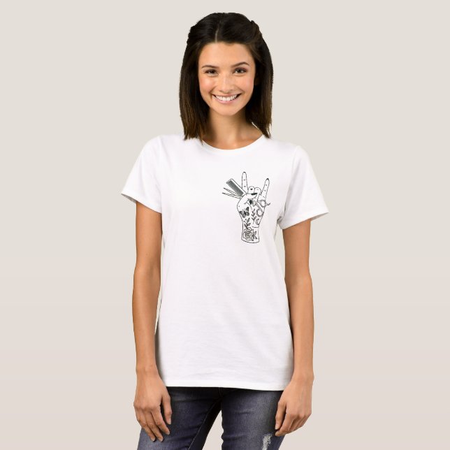 Rock Your Scissy - Hair Artist Style T-Shirt (Vorne ganz)