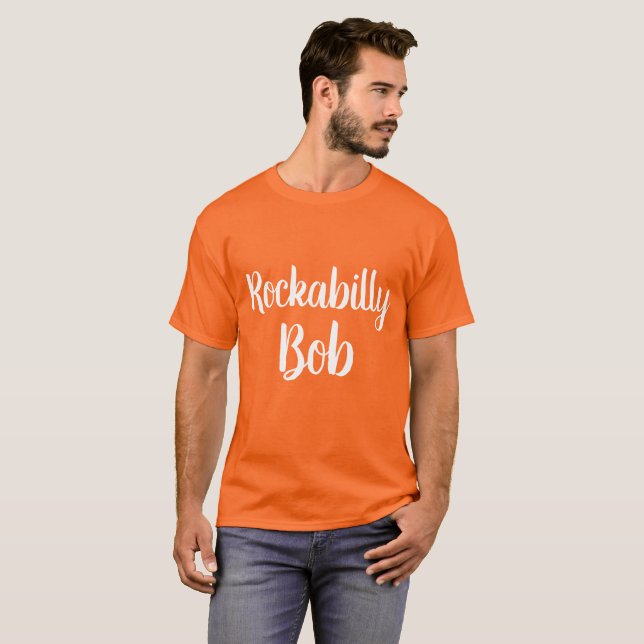 Rockabilly Bob Retrotext Orphan Black T-Shirt (Vorne ganz)