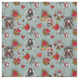 Rockabilly Button Up Girls Mechanik und Rose Stoff