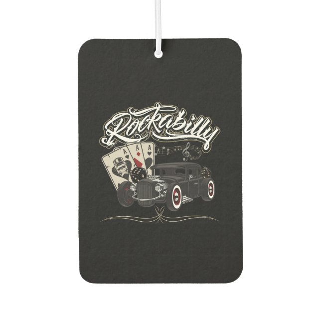 Rockabilly Duftbaum Autolufterfrischer (Vorderseite)