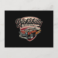 Rockabilly Hotrod Speed Flames - Nebel