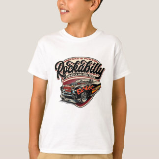 Rockabilly Hotrod Speed Flames - Pos T-Shirt