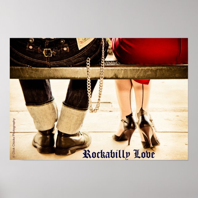Rockabilly Liebe Poster (Vorne)