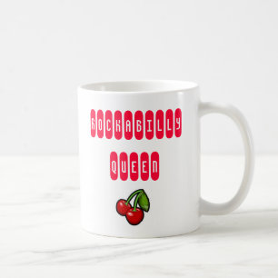 Rockabilly Queen mit Cherries Tasse