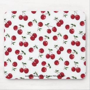 Rockabilly rab rote Kirschmausunterlage Mousepad