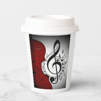 ROCKABILLY RETRO MUSIC LOVER PAPIER PARTY CUPS PAPPBECHER