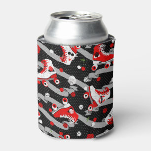 Rockabilly Retro Roller Skaten Dosenkühler