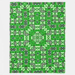 Rockabilly Royal Goblin Satin Foulard Fleecedecke