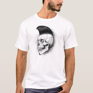 Rockabilly Schädel T-Shirt