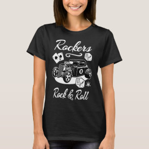 Rockabilly Sock Hop Hotrod Vintag 50er Greas T-Shirt