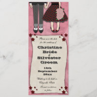 Rockabilly Wedding, 4x9,25 Save the Date