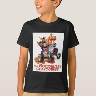 Rockabilly Ziegen Gruff - Auto-Schleppangel T-Shirt