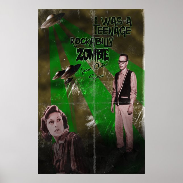Rockabilly Zombie Poster (Vorne)