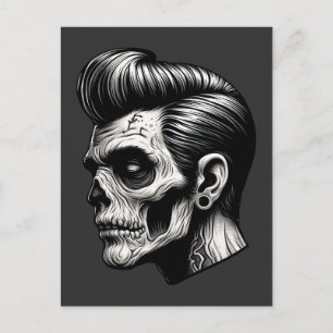Rockabilly Zombie Vibes Postkarte