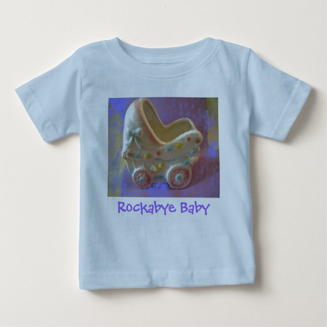 Rockabye Baby Buggy/Duschgeschenke Baby T-shirt (Vorderseite)