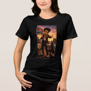 Rockachibi Bobby – Vintage Geschenkidee Tri-Blend Shirt