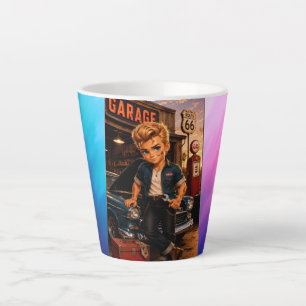 Rockachibi Dean Morgendämmerung – Vintage-Geschenk Milchtasse