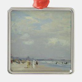 Rockaway Beach (New York) (von E.H. Potthast) Ornament Aus Metall
