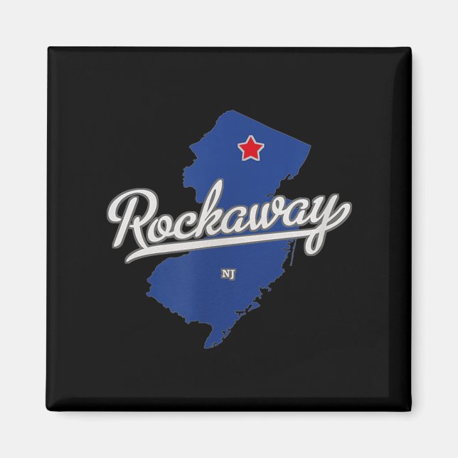 Rockaway New Jersey Nj Map  Magnet (Vorne)