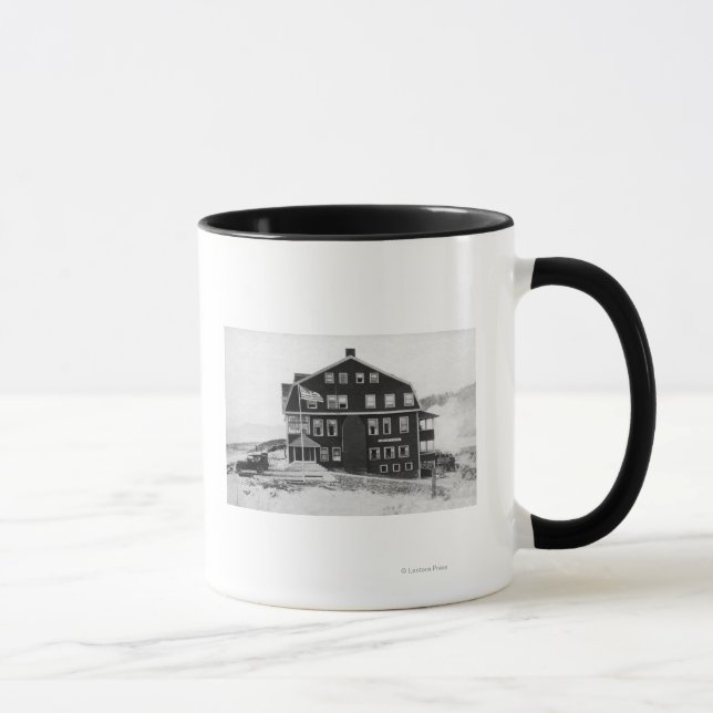 Rockaway, Oregon Lake Lytle Hotel Fotografie Tasse (Rechts)