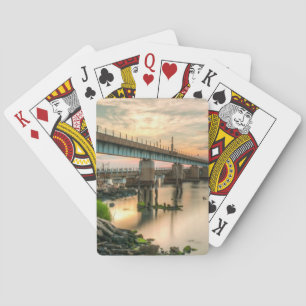 Rockaway Zug-Brücke Spielkarten