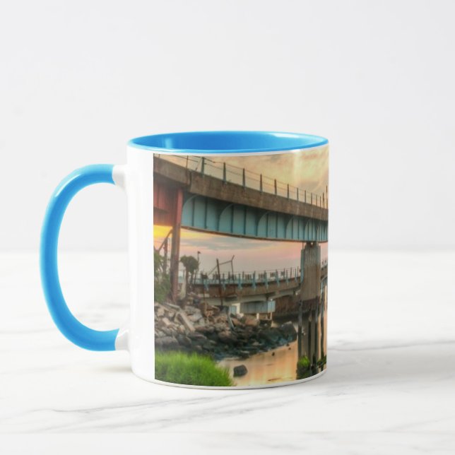 Rockaway Zug-Brücke Tasse (Links)