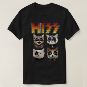 Rockband Cats Meowtal Legends Design T-Shirt