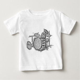 Rockband-Drum-Kit Baby T-shirt