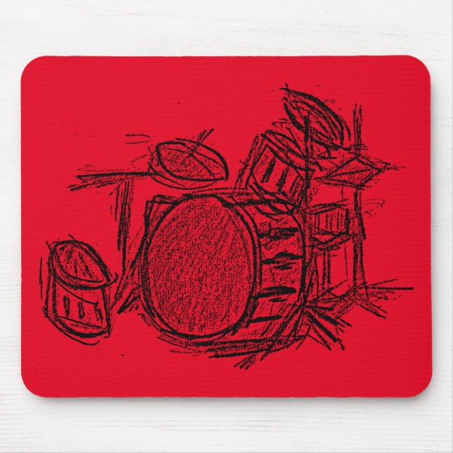 Rockband-Drum-Kit Mousepad (Vorne)