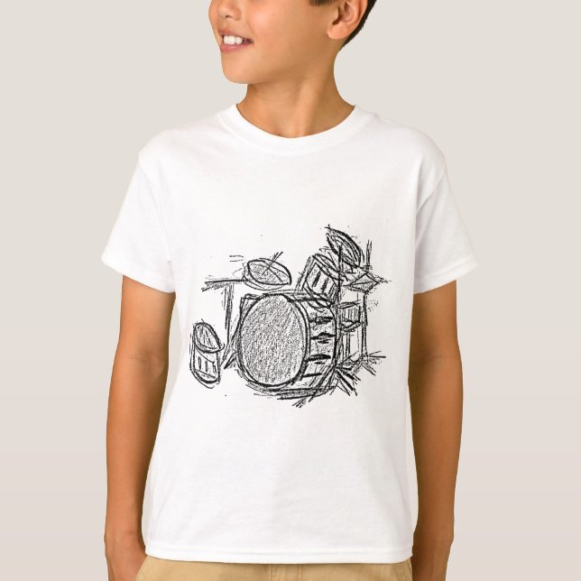 Rockband-Drum-Kit T-Shirt (Vorderseite)