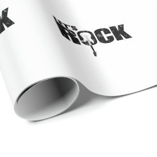Rockband "Rock Gitarre Musikstil Genre" von lass Geschenkpapier