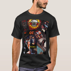 Rockbands der 80er Collage T-Shirt