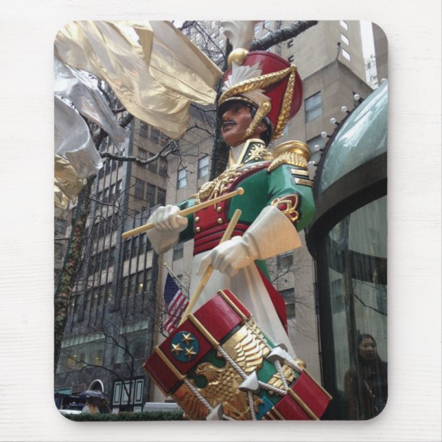 Rockefeller Center Drummer Boy Christmas New York Mousepad (Vorne)