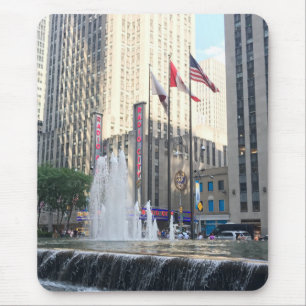 Rockefeller Center New York City Fohlingsfahnen Mousepad
