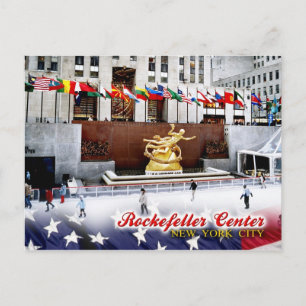 Rockefeller Center, New York City Postkarte