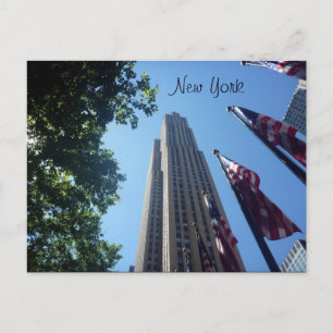 Rockefeller-Fahnen Postkarte