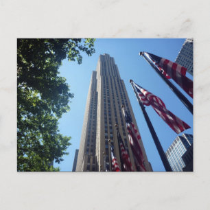 Rockefeller-Flags Postkarte