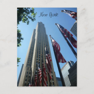 Rockefeller geflaggt postkarte