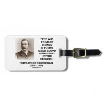 Rockefeller-Kauf, wenn Blut in Straßen läuft