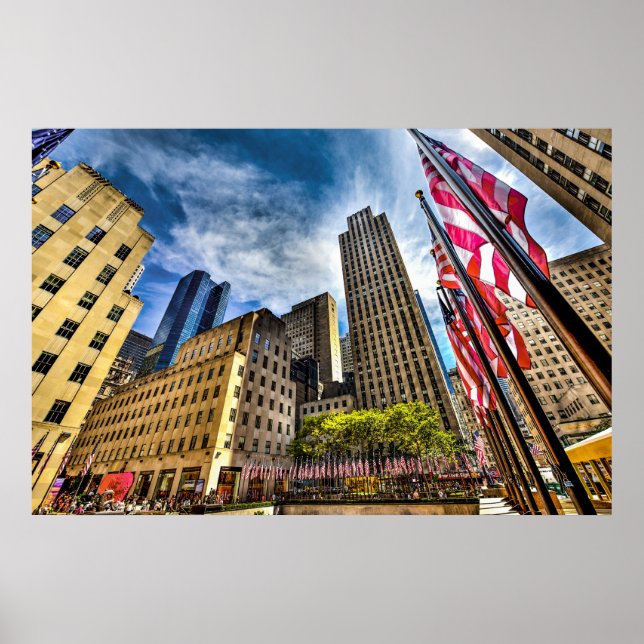 Rockefeller Plaza, 4. Juli 2010 Poster (Vorne)