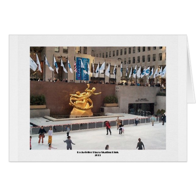 Rockefeller Plaza Skaten Rink (Vorderseite (Horizontal))