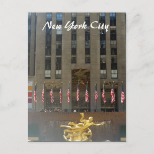 Rockefeller-Sockel Postkarte
