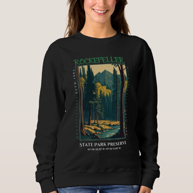 Rockefeller, Staat Park Reserve Sweatshirt (Vorderseite)