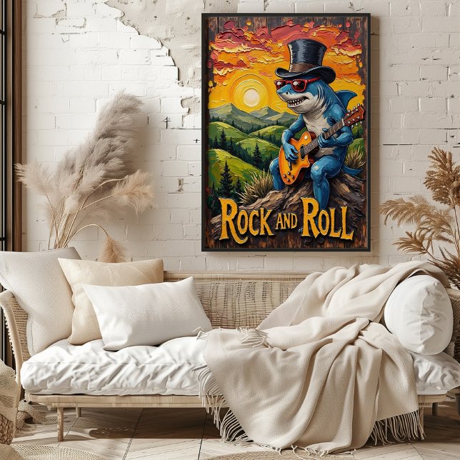 Rocken der Hügel, Sonnenuntergang Poster (Von Creator hochgeladen)