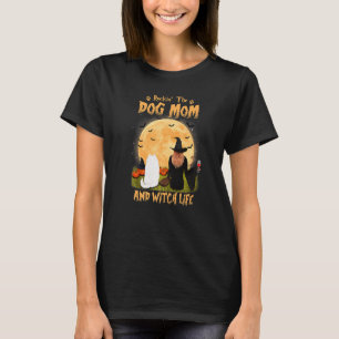 Rocken der Hunde Mama und Hexenleben Samoyed Hallo T-Shirt