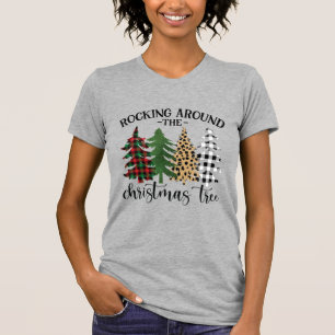 Rocken um den Weihnachtsbaum T-Shirt