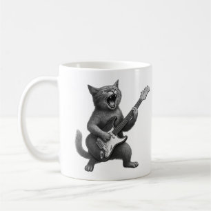 Rockende Katze Tasse